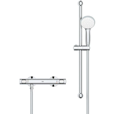 GROHE Precision Flow Mitigeur Thermostatique Douche 1/2" Avec Ensemble De Douche 6 GROHE Precision Flow Mitigeur Thermostatique Douche 1/2" Avec Ensemble De Douche – Image 4