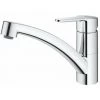 Grohe Bau Eco Robinet De Cuisine 1 Trou Avec Bec Bas Pivotant Chromé - Chrome