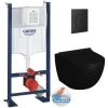 Grohe Pack WC Bâti Autoportant Rapid SL + WC Sans Bride Infinitio 2.0 Noir Mat + Abattant Softclose + Plaque Noir Mat 1 Grohe Pack WC Bâti Autoportant Rapid SL + WC Sans Bride Infinitio 2.0 Noir Mat + Abattant Softclose + Plaque Noir Mat -GROHE Soldes 72226411 1
