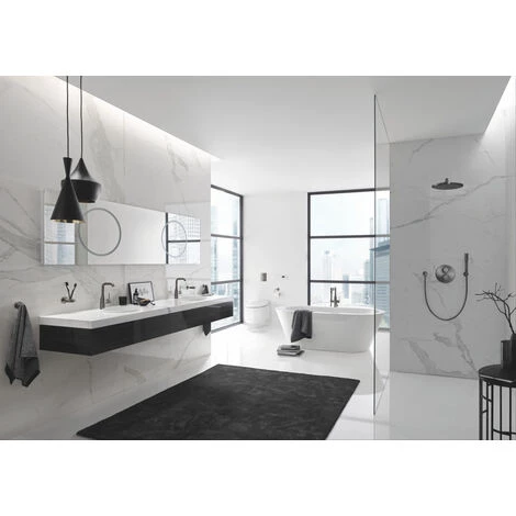 Grohe Rainshower Cosmopolitan 310 Ensemble Douche De Tête Et Bras 380 Mm, 1 Jet (26066AL0) 6 Grohe Rainshower Cosmopolitan 310 Ensemble Douche De Tête Et Bras 380 Mm, 1 Jet (26066AL0) – Image 4