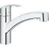 Mitigeur Evier Grohe Eurosmart Chrome, Avec Douchette Extractible -GROHE Soldes 7882596 1