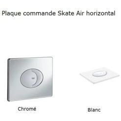 GROHE Bati Support Rapid SL Avec Plaque Commande, Plaque Commande Skate Air, Horizontal , Blanc Alpin 9 GROHE Bati Support Rapid SL Avec Plaque Commande, Plaque Commande Skate Air, Horizontal , Blanc Alpin -GROHE Soldes 7987787 3
