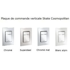 GROHE Bati Support Rapid SL Avec Plaque Commande, Plaque Commande Skate Air, Horizontal , Blanc Alpin 10 GROHE Bati Support Rapid SL Avec Plaque Commande, Plaque Commande Skate Air, Horizontal , Blanc Alpin -GROHE Soldes 7987787 4