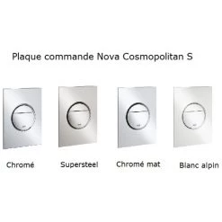 GROHE Bati Support Rapid SL Avec Plaque Commande, Plaque Commande Skate Air, Horizontal , Blanc Alpin 11 GROHE Bati Support Rapid SL Avec Plaque Commande, Plaque Commande Skate Air, Horizontal , Blanc Alpin -GROHE Soldes 7987787 5