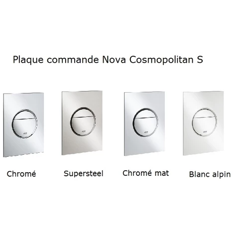 GROHE Bati Support Rapid SL Avec Plaque Commande, Plaque Commande Skate Air, Horizontal , Blanc Alpin 7 GROHE Bati Support Rapid SL Avec Plaque Commande, Plaque Commande Skate Air, Horizontal , Blanc Alpin – Image 5