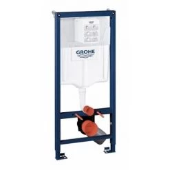 GROHE Pack WC Grohé Rapid SL Mural + Cuvette Villeroy Et Boch O'Novo + Plaque Chromée Brillante -GROHE Soldes 8326010 3