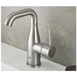 GROHE Mitigeur Lavabo Essence Taille M, Cool Sunrise Brossé - Finition Doré Brillant -GROHE Soldes 8338878 2