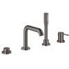 Grohe Essence Façade Pour Combiné Monocommande 4 Trous Montage Avec Ou Sans Châssis, Hard Graphite (19578A01)