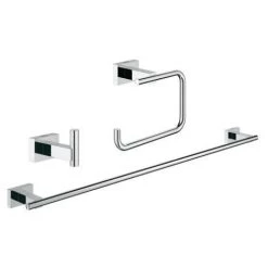 GROHE - Set D Accessoires Eessentials Cube, 40777001, Chrome