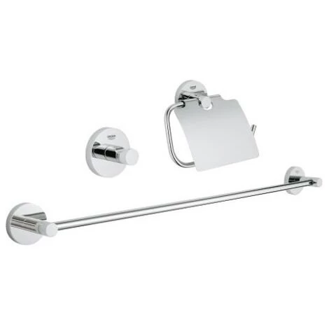 GROHE - Set Accessoires Essentials 40775001, Chrome 3 GROHE - Set Accessoires Essentials 40775001, Chrome