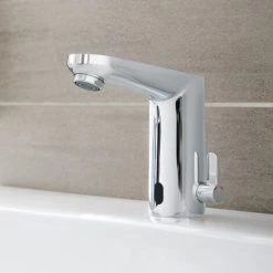 Grohe Eurosmart Cosmopolitan E Mitigeur Lavabo Infrarouge 1/2″ Avec Limiteur De Température Ajustable, Chromé (36327001) -GROHE Soldes 9481422 3