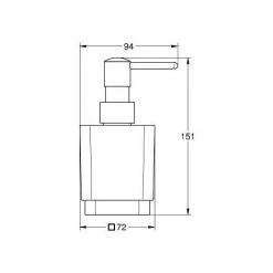 Grohe Selection Cube Distributeur De Savon Liquide, Chromé (40805000) -GROHE Soldes 9498715 2