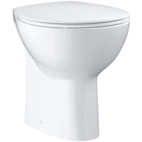 Grohe Bau Ceramic Siège Abattant WC, Blanc (39493000) 6 Grohe Bau Ceramic Siège Abattant WC, Blanc (39493000) – Image 4