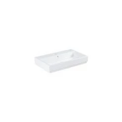 Grohe Cube Céramique Vasque à Poser 80cm, Blanc Alpin (3947600H)