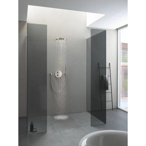 Grohe Rainshower Cosmopolitan 310 Set Douche De Tête Et Bras 380 Mm, 1 Jet, Nickel (26066BE0) 5 Grohe Rainshower Cosmopolitan 310 Set Douche De Tête Et Bras 380 Mm, 1 Jet, Nickel (26066BE0) – Image 3