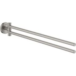 Grohe Essentials Porte-serviettes, Supersteel (40371DC1)