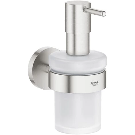 Grohe Essentials Distributeur De Savon Avec Support, Supersteel (40448DC1) 3 Grohe Essentials Distributeur De Savon Avec Support, Supersteel (40448DC1)